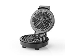 Nedis Kawp100Bk Gofrera 1 Gofrera 1000 W Negro Plata