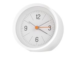 2026 Store-reloj Despertador Analógico Electrónico Confiable Cute Panel Claro Para Dormitorios Estante Escritorio Blanco Batería Operado