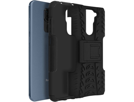 Funda Xiaomi Redmi Note 9 AVIZAR BACK-QUADRO-BK-NT9R Negro