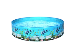 Piscina Redonda, No Inflable, Plegable Y De Plástico Rígido Para Bebés, Niños, Adultos Y Familias.