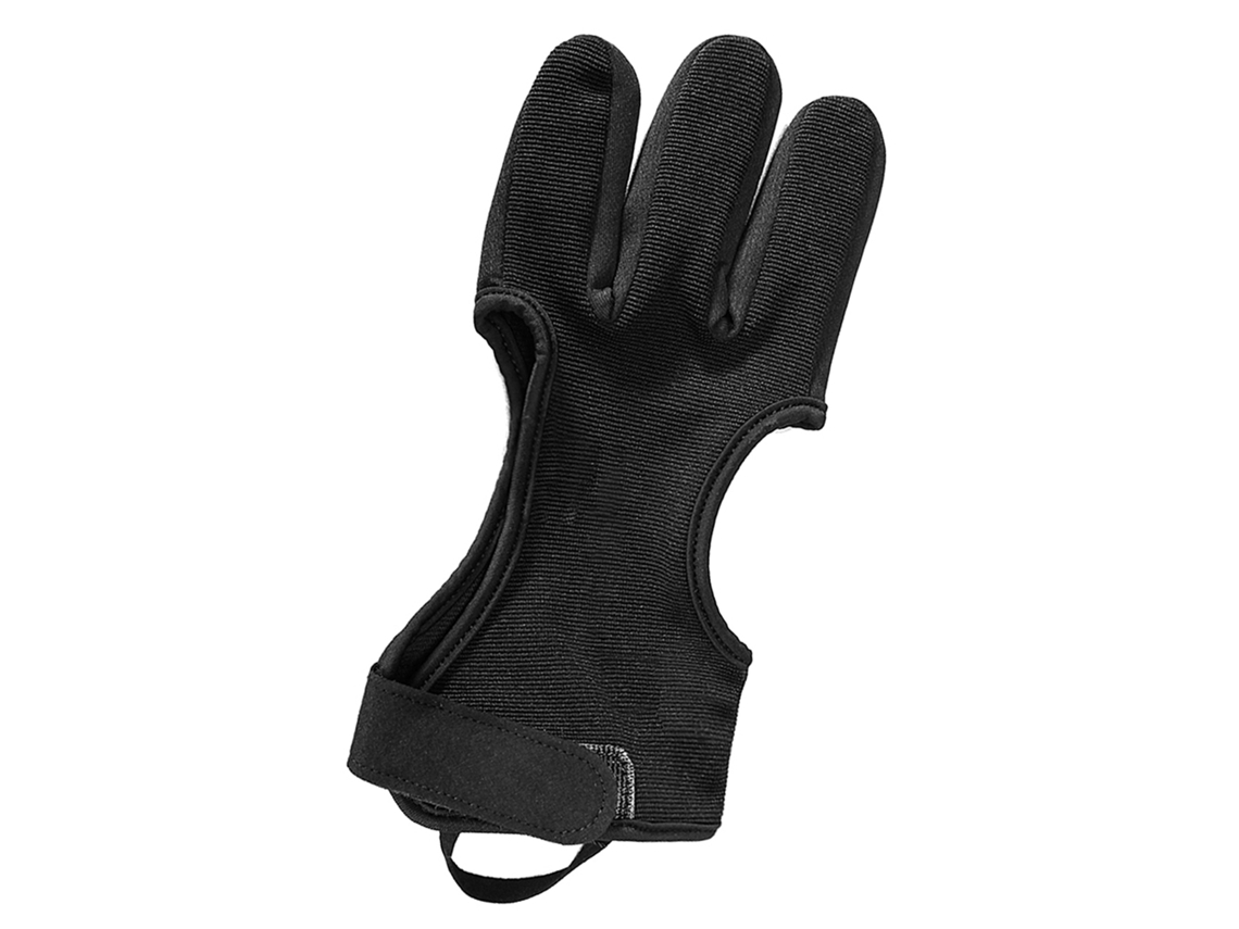 Guantes De Tiro Con Arco Para Caza Y Tiro Deportivo Con Protección De Cuero En Tres Dedos - Accesorio De Protección Para Arqueros