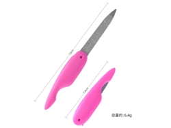 Pegatinas Para Limas De Uñas: 2 Rosas, 1 Verde.