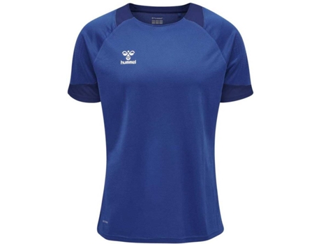 Camiseta de Hombre para Fútbol HUMMEL Lead Poly Azul (3XL)
