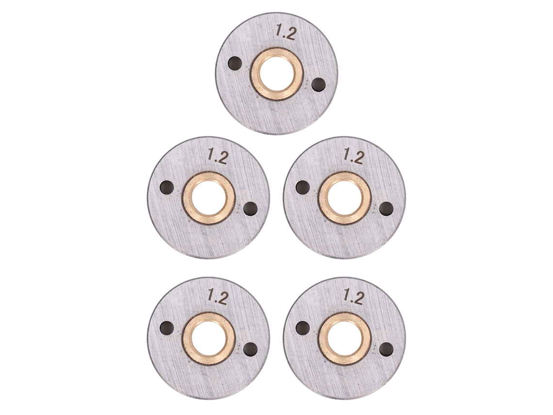 Rodillos Alimentadores De Alambre Gmaw Para Soldadora Binzei 15ak 24kd 36kd Con 1,0 Mm Y 1,2 Mm