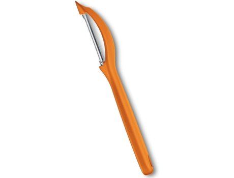 Pelador Universal Victorinox con Cuchilla Pendular, Cuchilla Dentada, Doble Filo, Acero Inoxidable, Apto para Lavavajillas, Naranja VOINEE