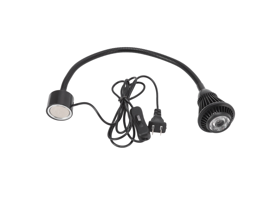 2026-lámpara De Trabajo Led 7w Con Base Magnética Y Cuello De Cisne De Aluminio Para Taller, Hogar Y Lectura