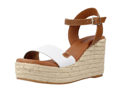 Zapatos de Mujer POPA Bandon Snake Tecido Blanco (41)