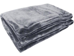 Manta POYET MOTTE Gris (130x170 cm)