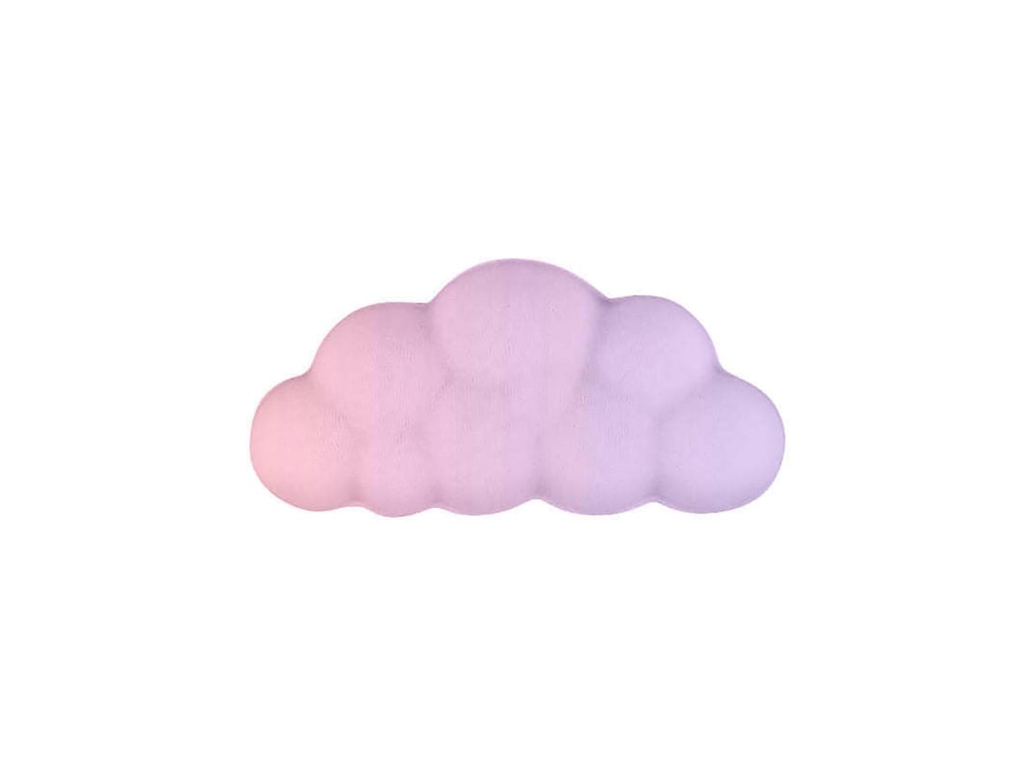 Alfombrilla de ratón con forma de nube, reposamuñecas para teclado y ratón, base antideslizante, ideal para la oficina y juegos. Chennnls