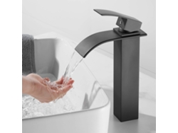 Grifo de baño con efecto cascada para uso dual con agua fría y caliente. Mdug