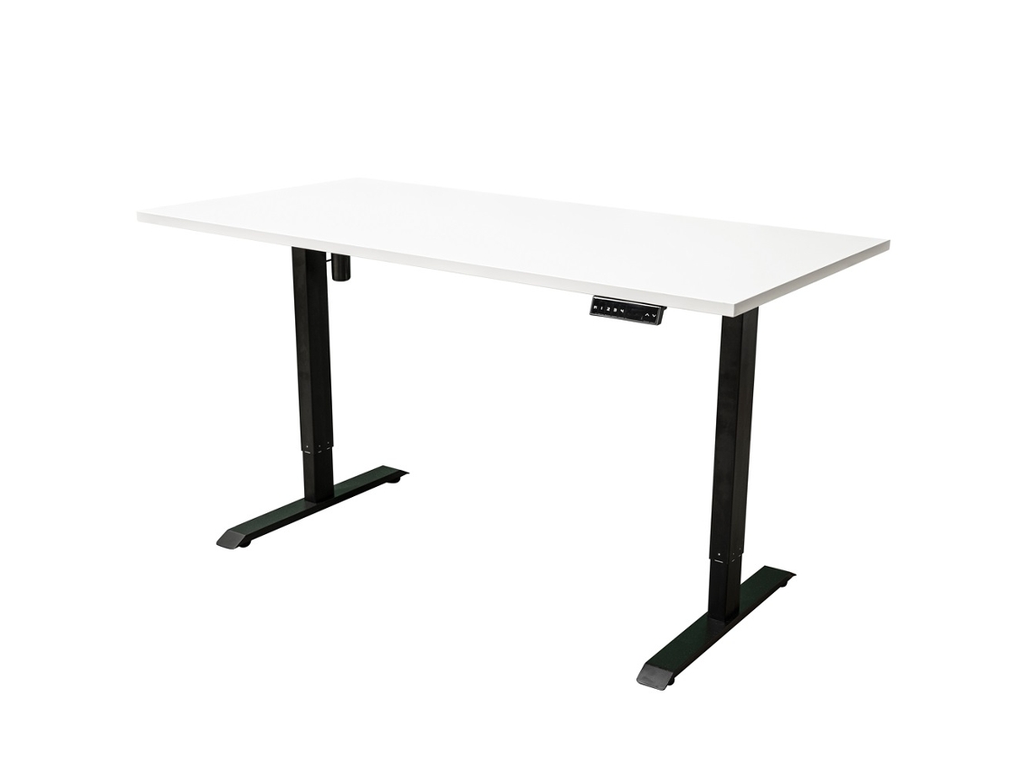 Escritorio Ajustable Eletricamente IVOL (140 x 80 cm - Negro)