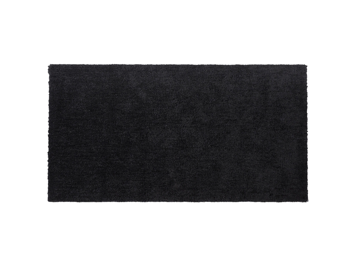 Alfombra BELIANI Demre de Poliéster Negro 80x150