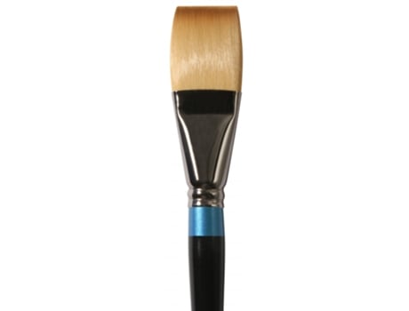 Pincel Sintetico Plano Largo Acuarela Mango Corto S.21 (1,5'' 41.3 Mm)