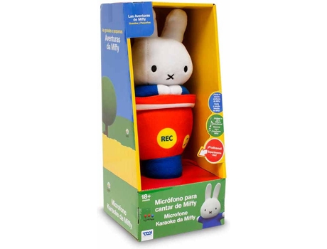 Peluche interactivos TOY PARTNER Miffy con micrófono (Edad Mínima: 2)
