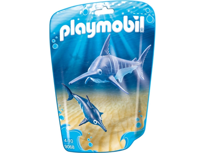 PLAYMOBIL Family Fun: Pez espada con bebé (Edad Mínima: 4)