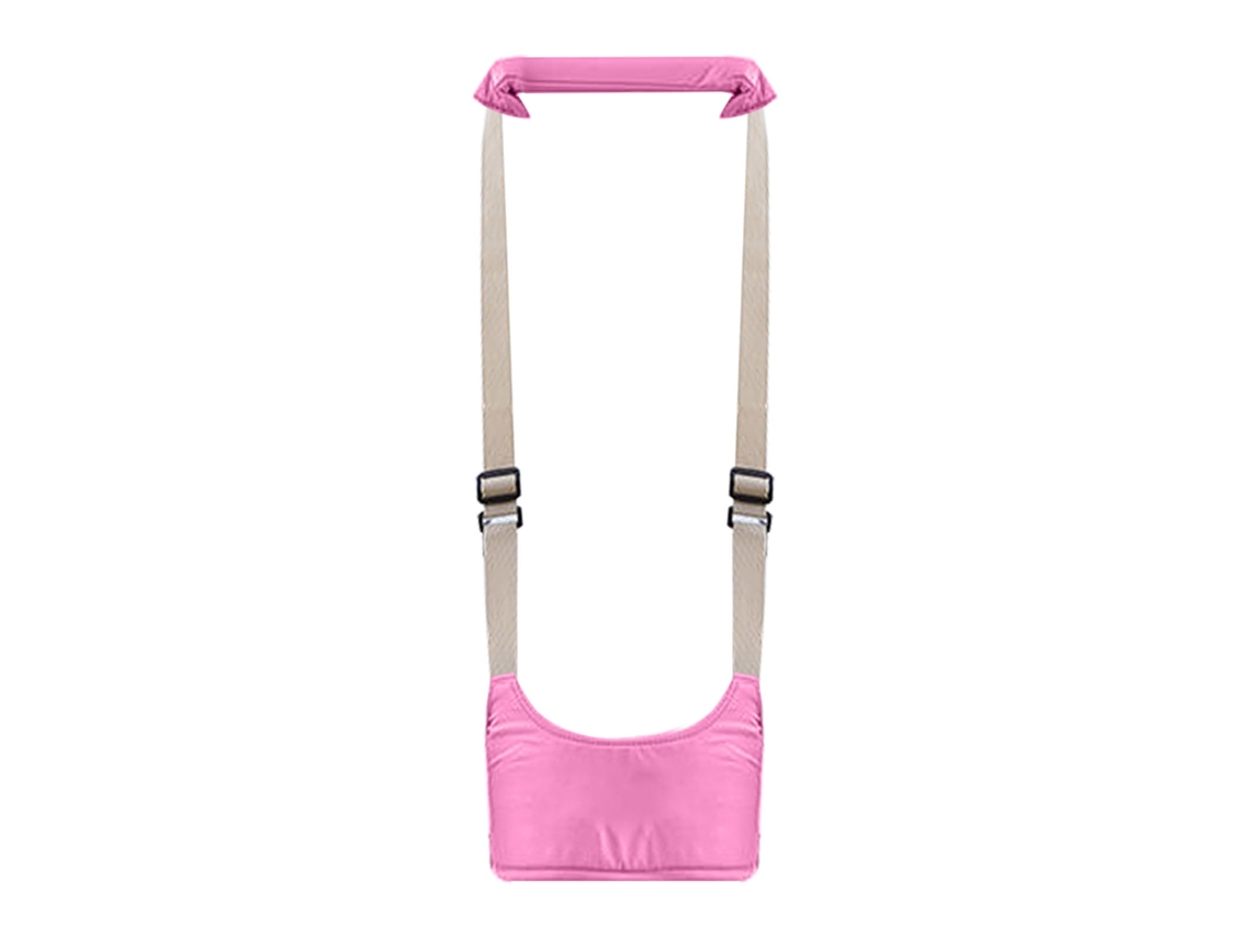 Arnés Para Bebés Para Caminar, Algodón Transpirable, Cinturón Auxiliar Con Tracción, 20 Kg, Rosa