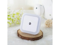Omni-2pcs Luz Nocturna Led Cuadrada Blanca Con Sensor, Ideal Para Sala Y Dormitorio Infantil