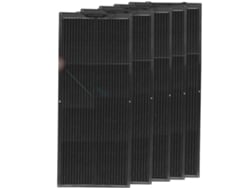 Kit de paneles solares monocristalinos de alta eficiencia, instalación versátil, 5 unidades de 100 W