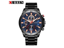 Reloj De Pulsera De Cuarzo Para Hombre, Diseño Creativo Con Tres Esferas.