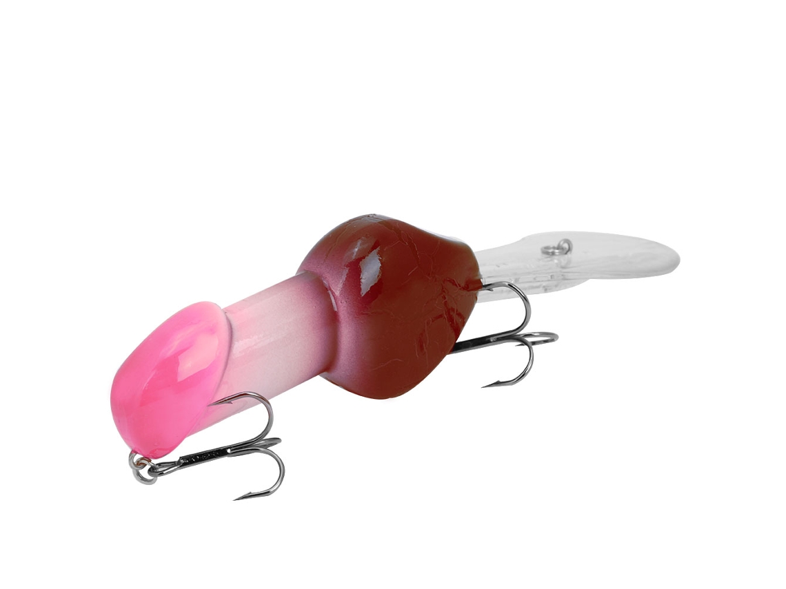 Lure (isca Dura De Inmersión Profunda) Rock Fatty 14cm/27g Isca Dura De Inmersión Profunda (rosa Marrón)