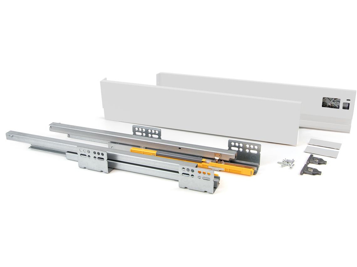 EMUCA Cajón Exterior Concept 30 Kg Alto 138 Mm- 450- Pintado Blanco- Acero