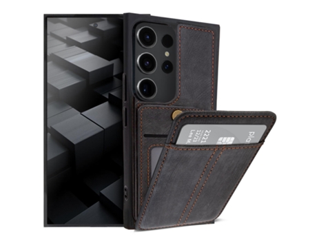 Funda Elitepocket Ultra Portacartão para Samsung Galaxy S22 Ultra MOOZY Gris