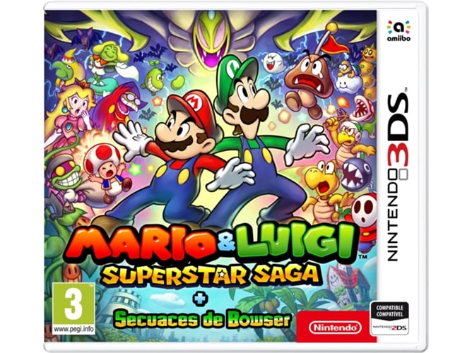 Juego Nintendo 3Ds Mario & Luigi Super Star Saga + Bowser's Minions