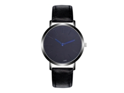 Reloj De Pulsera Analógico De Cuarzo Para Hombre, De Aleación, Con Diseño Casual Y Elegante, Color Negro.
