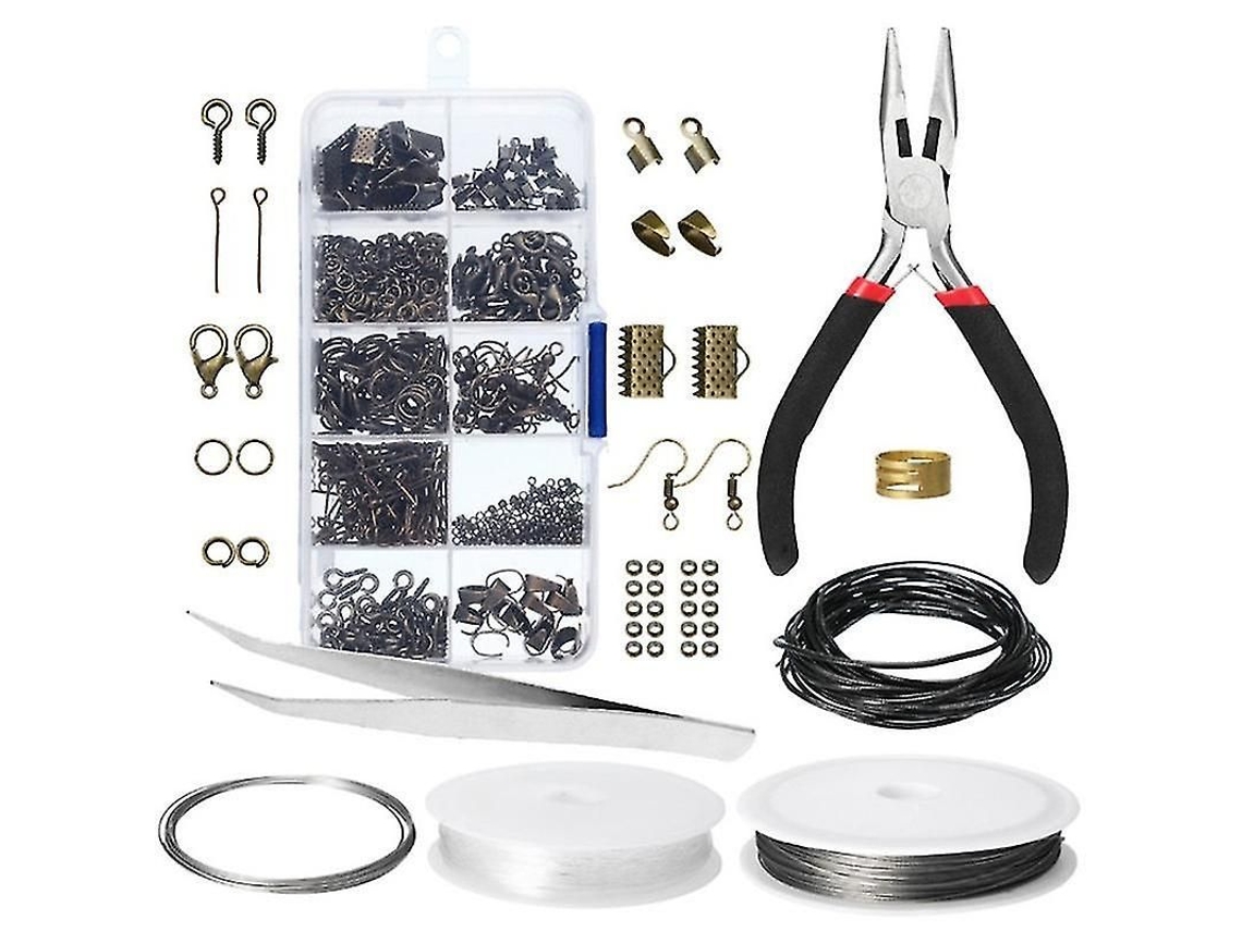 Kit De Accesorios Para La Fabricación De Joyas Diy Con Hebillas, Anillos Y Herramientas Básicas.