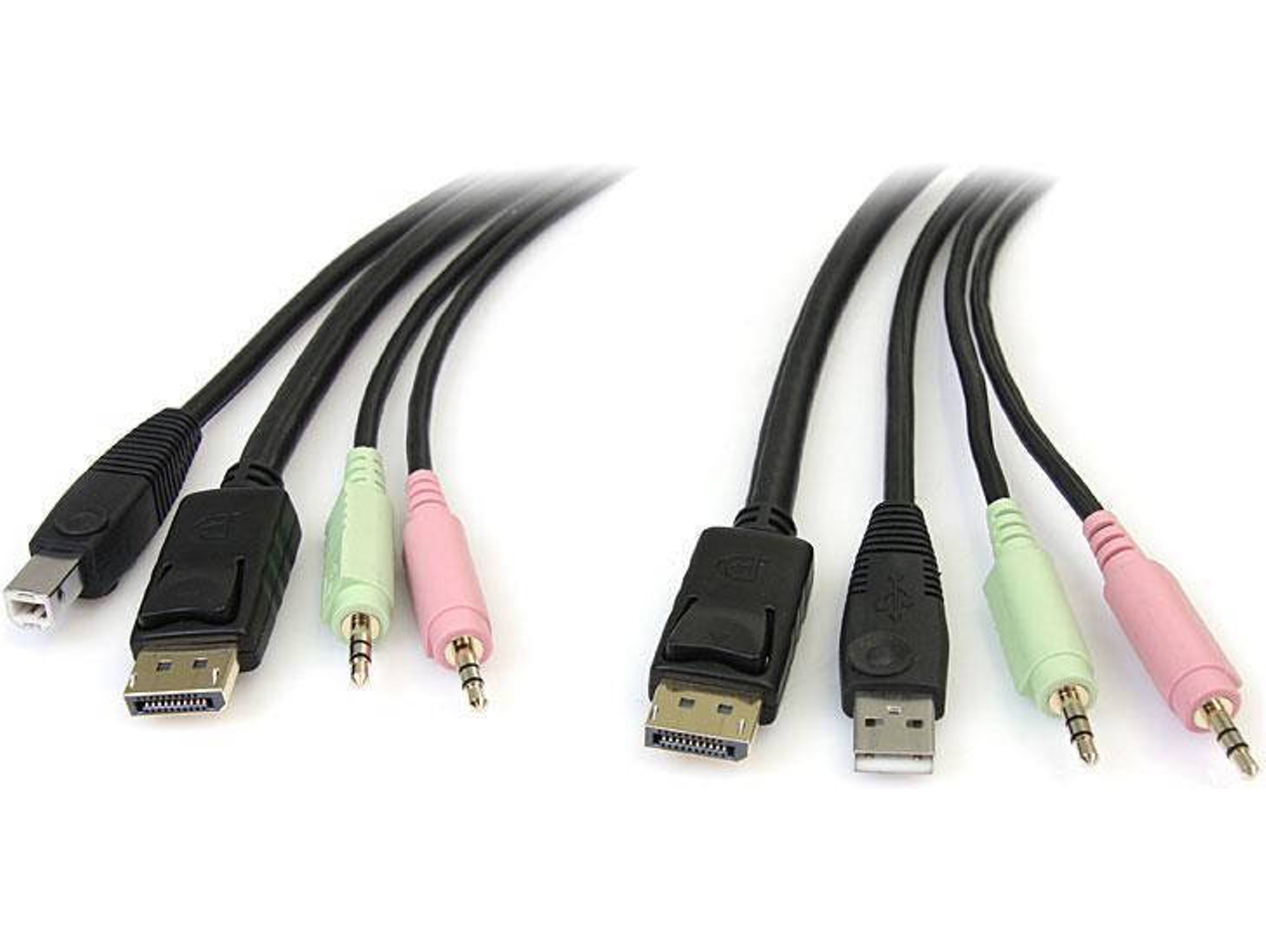 Adaptador STARTECH (KVM - USB - 1.8 m - Negro)