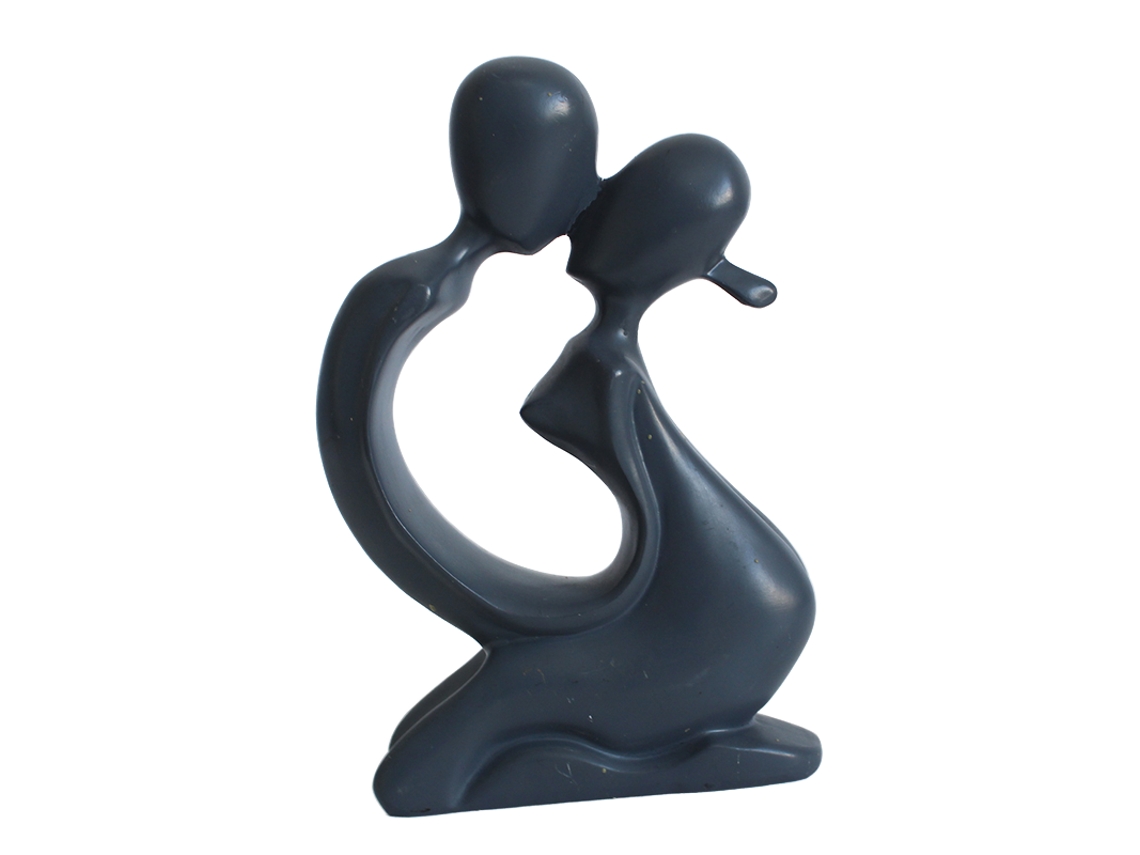Figura abstracta de resina en miniatura para decoración del hogar