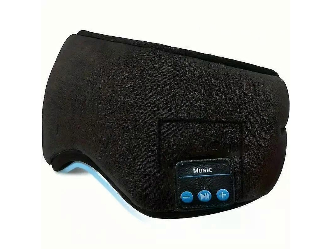 Máscara de dormir inteligente con auriculares inalámbricos Bluetooth, máscara de dormir 3D y cubierta para ojos que bloquea la luz.