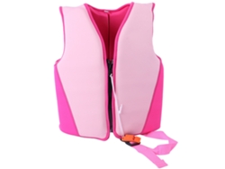 Chaleco salvavidas de neopreno para niños Manner Kids, traje de baño rosa talla S