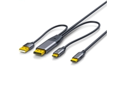 Convertidores Usb-c A Displayport 4k A 60 Hz Control De Cable De Vídeo