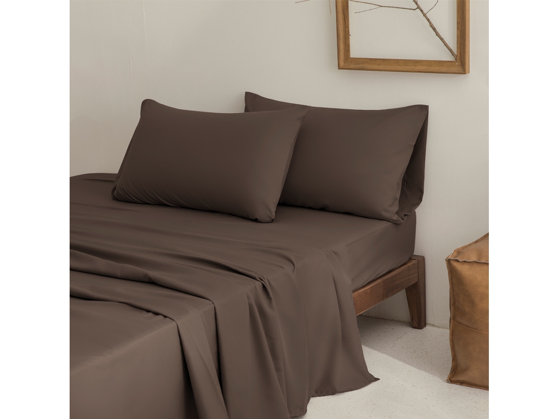 Sábanas De Cama Para Colchón De Tamaño Completo, Sábanas De Bolsillo Profundo Con Ropa De Cama De Algodón Egipcia Elástica De Elastic Y Hotel De Lujo,