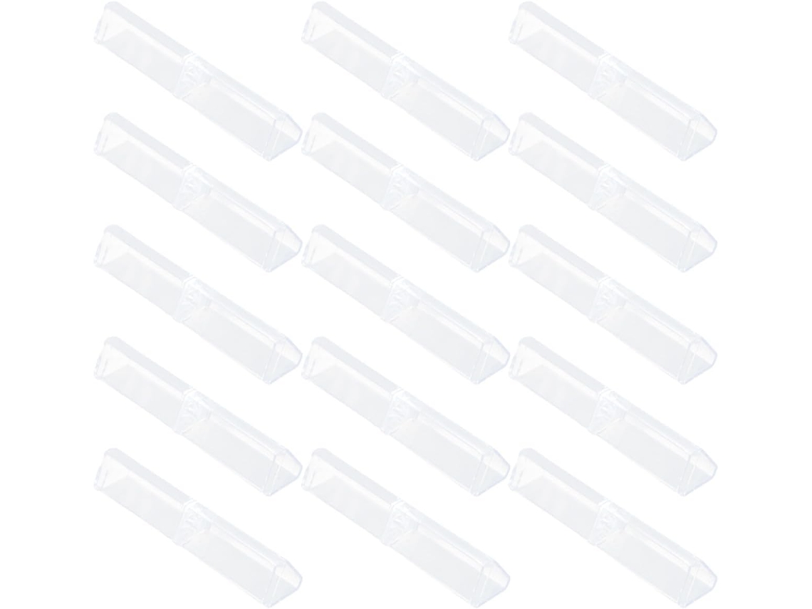 Solustre Estuche De Almacenamiento De Plástico Transparente De 15 Piezas Para Bolígrafos Y Joyas - Elegante