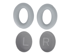 Almohadillas De Espuma De Repuesto Para Auriculares 35 Con Revestimiento De Cuero Sintético Gris.