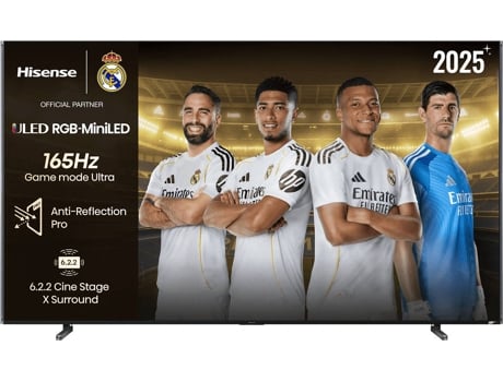TV HISENSE 116UXQ (RGB-Mini LED  - 116'' - 293 cm - Ultra HD - Smart TV AI)
