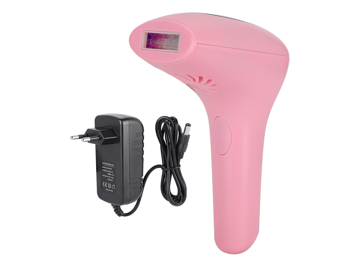 Máquina De Depilación Ipl Epilador Eléctrico Para Piernas Y Axilas Rosa (100‑240v) Prise Ue