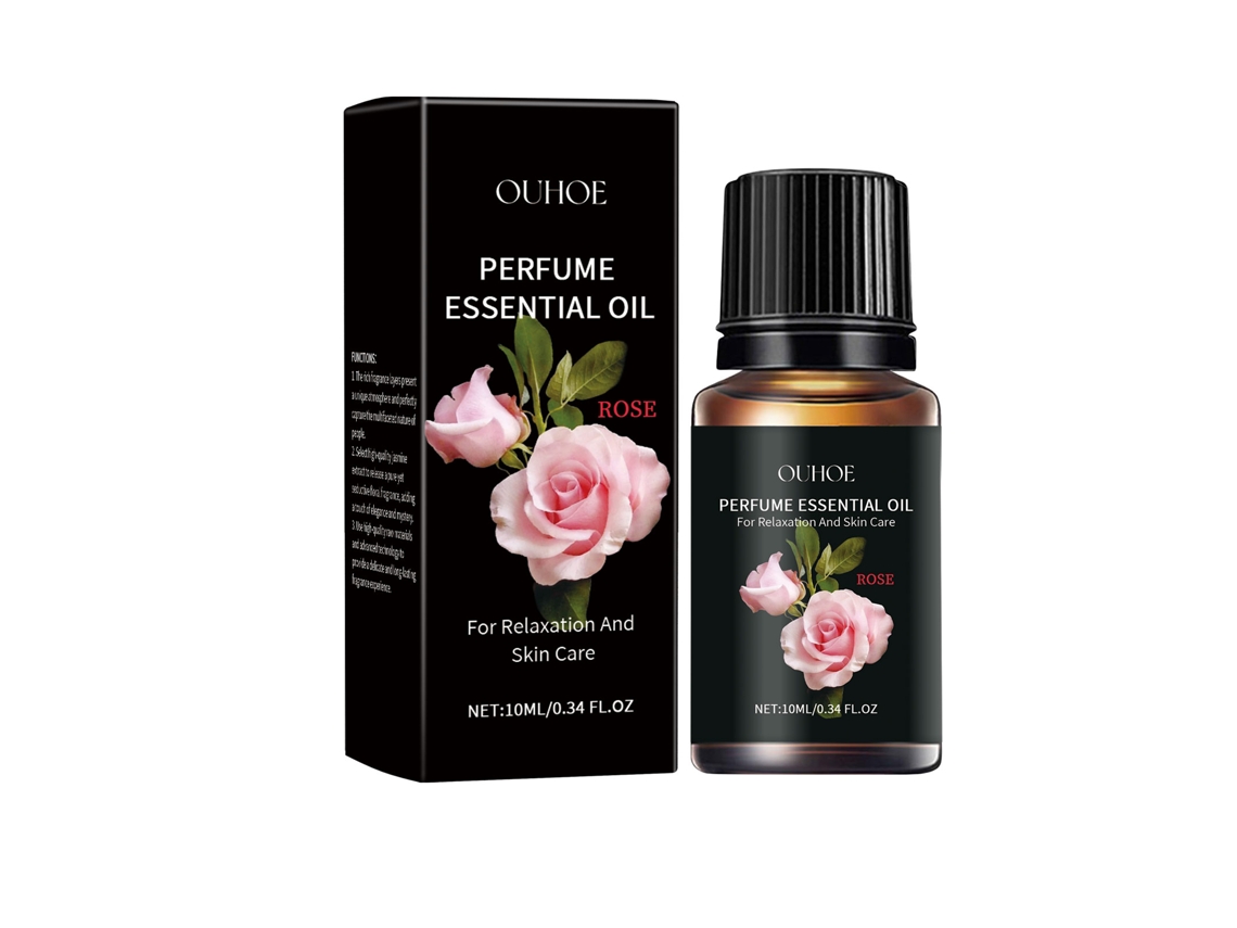 Aceite de masaje de aromaterapia con rosa natural