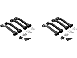 8 Piezas De Brazos De Radio Metálicos Ajustables Para Enlace Inferior Para Modelo De Camión Tractor Rc 1/14