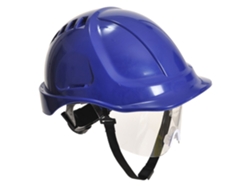 Casco Endurance Plus con visera: Protección y comodidad en todo tipo de carreteras - Blanco