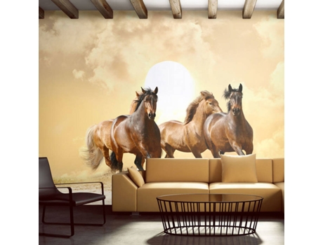 Papel de Pared ARTGEIST Cavalos Correndo (250x193 cm)