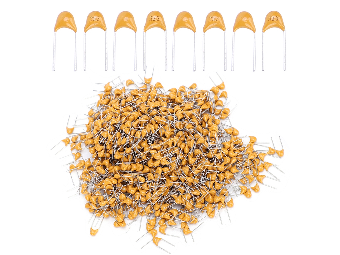 1000 Condensadores Cerámicos Monolíticos De 50 V, 33 Nf, 10 % De Tolerancia, 5,08 Mm.