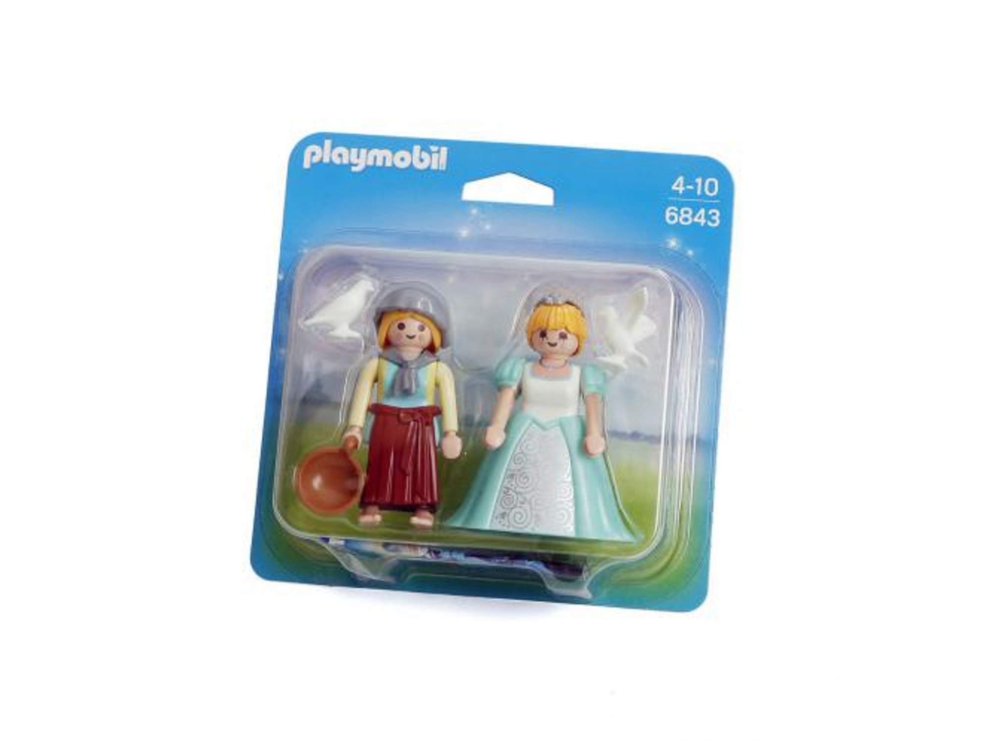 PLAYMOBIL: Pack Dúo Princesa y Campesino - 6843 (Edad Mínima: 4)