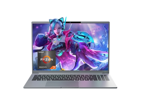 Laptop A16 Pro Gaming AMD Ryzen 7 8845HS Hasta 5.10 GHz 16' 2.5K IPS 120Hz 32GB DDR5 1TB SSD WiFi 6 Teclado Retroiluminado NINKEAR