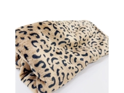 Manta Con Estampado De Ocelote, Manta Caliente Morada, Ligera Y Suave Para Cama O Sofá