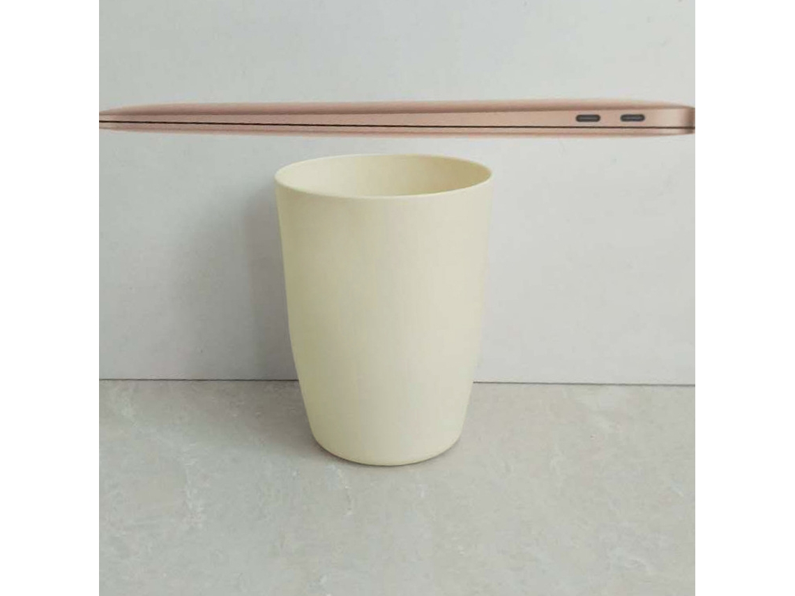 Vaso De Plástico Para Baño, Vaso De Agua Duradero, Vaso Multifuncional Para Cepillarse Los Dientes, Blanco Y Rosa*