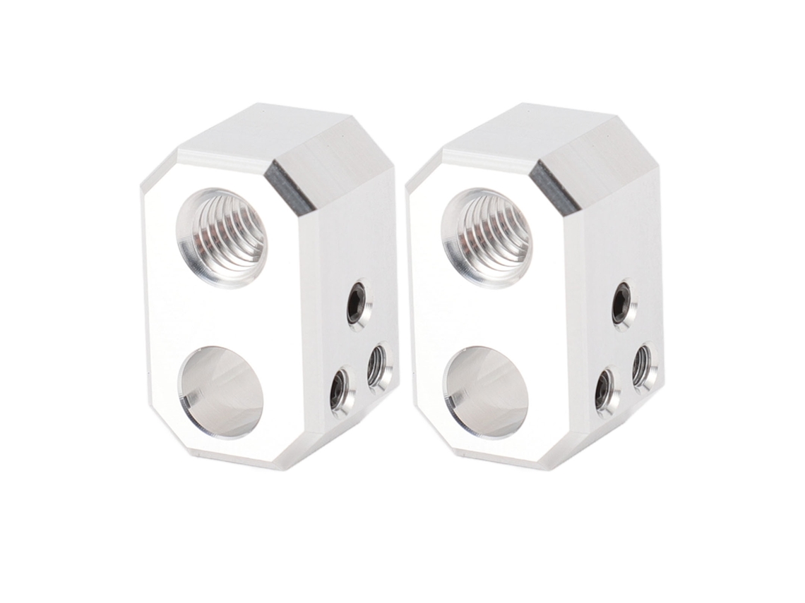 Bloque Calefactor De Alumínio Para Hotend Extruder Impressora 3d Prusa I3 Mk4 2 Unidades