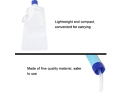 Filtro De Agua Portátil Con Sistema De Cuatro Etapas, Purificador De Agua Ultrafiltrado Para Acampar, Hacer Senderismo Y Actividades Al Aire Libre.